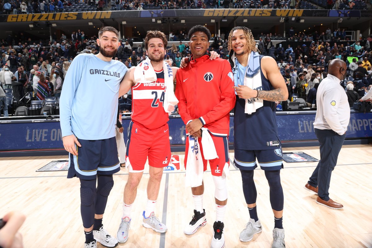While Tillie, was waived over the weekend, he's guaranteed $1.9 million from the club. Clarke meanwhile is set to make over $50 million in four years (photo courtesy of Memphis Grizzlies on Twitter). 